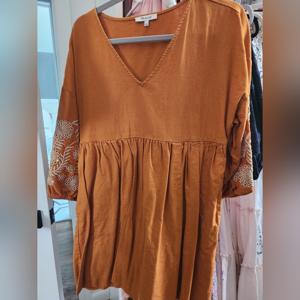Madewell Embroidered Dress